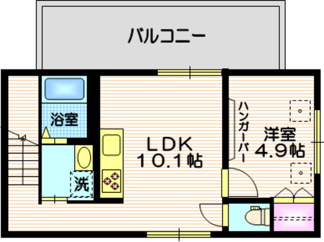 Ｋ・Ｉメゾン自由が丘の間取り|★三方角部屋・風通しの良いお部屋です★