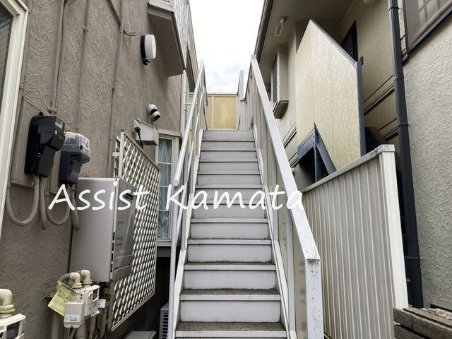 上池台５丁目住宅のエントランス