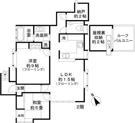 上池台５丁目住宅の間取り
