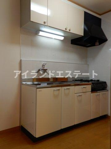 ドマーニ東が丘2　南東向き　独立洗面台　駅近のキッチン