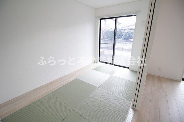 クレイドルガーデン土浦市若松町第2の和室|柔らかい畳が心地よい和室