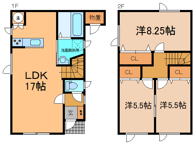 Villa弥生東Ⅴの間取り