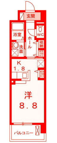藤沢市弥勒寺１丁目の賃貸マンションの間取り