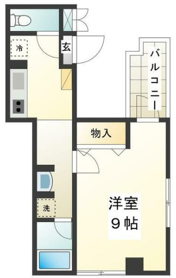寺町Viviendaの間取り