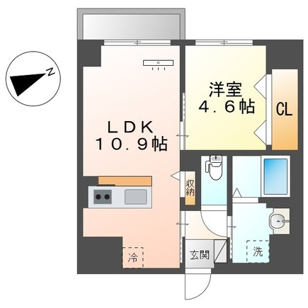 THE　BLOSSOM　新栄の間取り