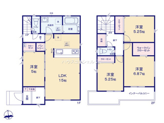 【間取り】 | 名古屋市南区星宮町54【仲介手数料無料】新築一戸建て　2号棟