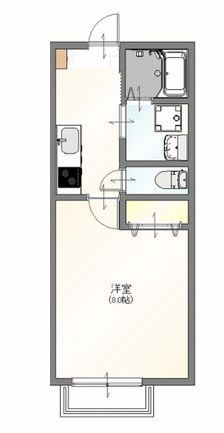 セナリオフォルム馬橋Ⅵの間取り|間取りです。