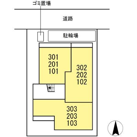Novellaの区画図