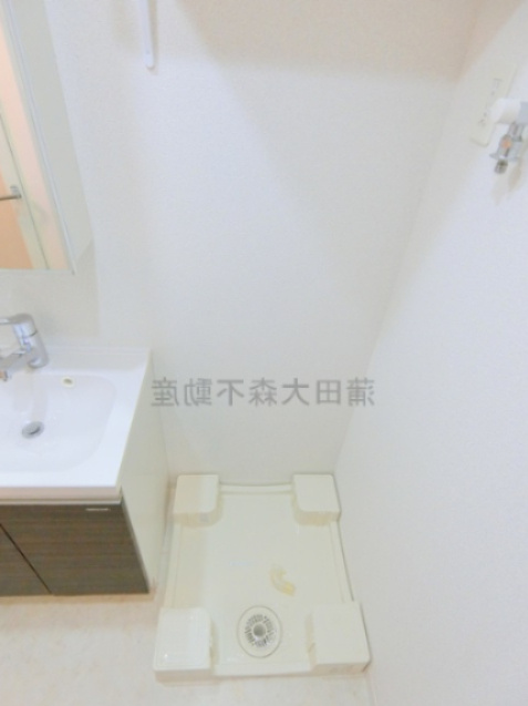 PREMIUM　CUBE武蔵新田の洗面所