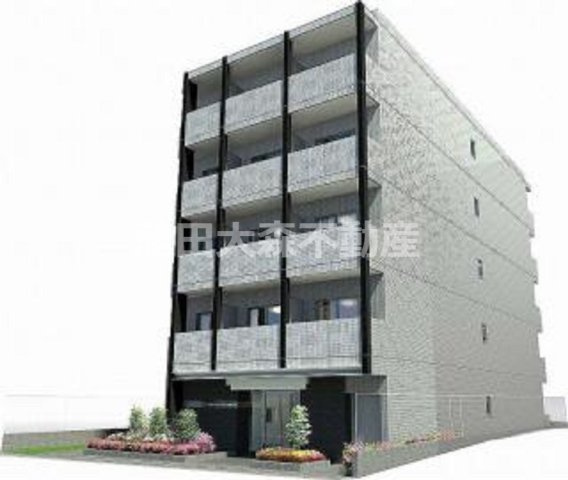 PREMIUM　CUBE武蔵新田の外観パース