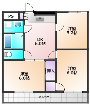 グリーンヒル高橋の間取り