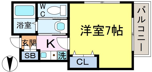 近岡コーポIIの間取り