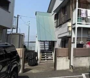 霞荘のエントランス