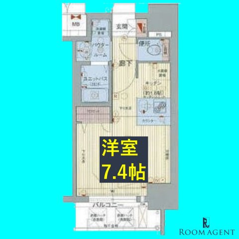 プレサンスNAGOYA桜通ビッグビートの間取り