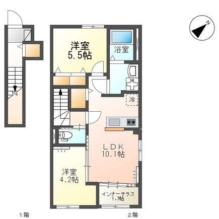 ＩＳＯＬＡの間取り|間取図