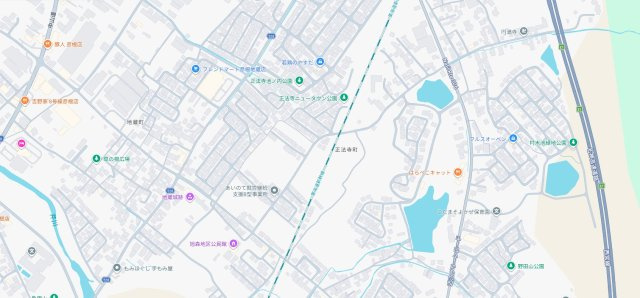 彦根市正法寺町　第1期　新築一戸建ての地図