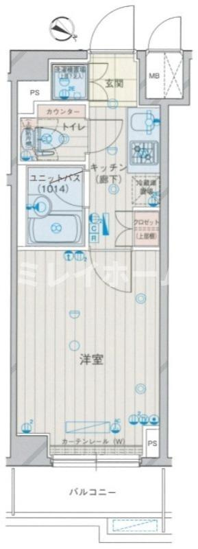 ルーブル下丸子の間取り