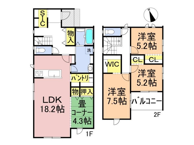 ダイマルタウン　岐阜市芋島第3　全2区画分譲の間取り|■B号棟　■ヤマダ不動産　株式会社リライフ　
■夢のマイホーム購入をフルサポートします！