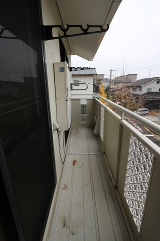 セジュール白川台のバルコニー