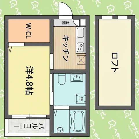 【間取り】 | ブランノワール本陣N棟