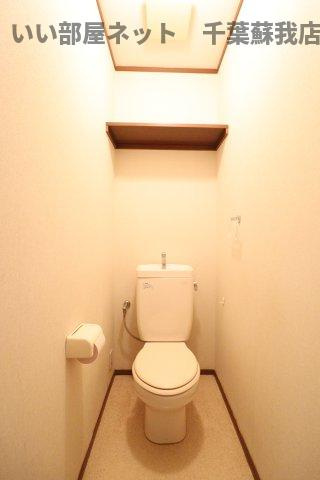 サンライズ万葉Ｂ棟のトイレ|シンプルで使いやすいトイレです