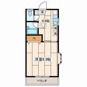 【間取り】 | ハイツ栴檀(ハイツセンダン)