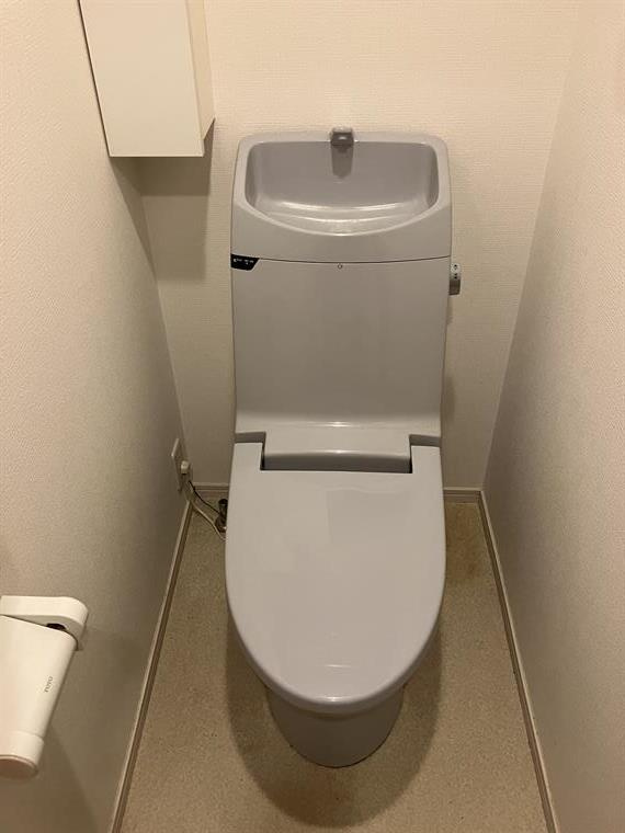 大久保戸建のトイレ|コンパクトで使いやすいトイレです