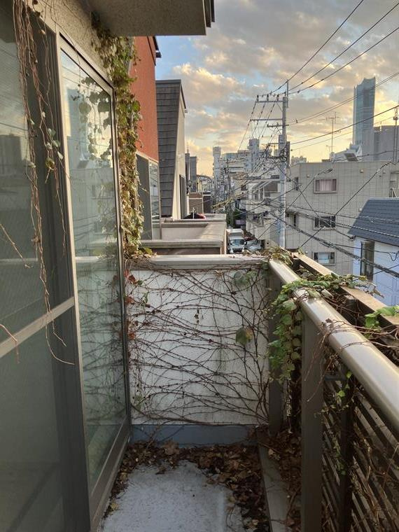大久保戸建のバルコニー|開放的で明るい空間を演出してくれるバルコニーです
