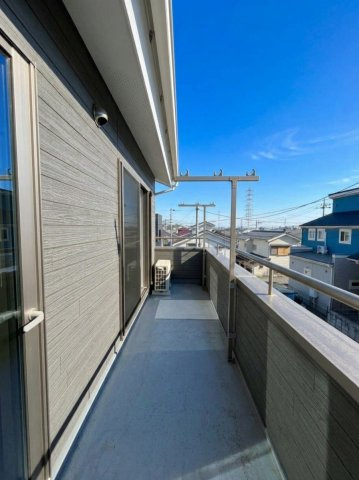 所沢市山口中古戸建のバルコニー