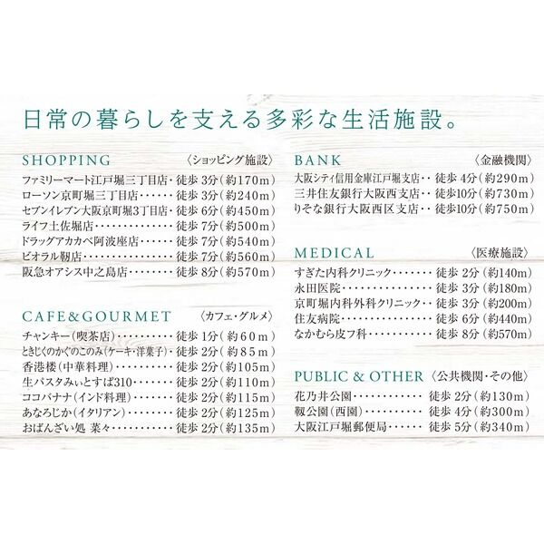 アクアプレイス江戸堀のその他
