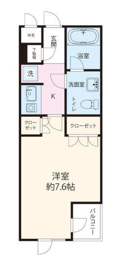 ステラコート行徳の間取り