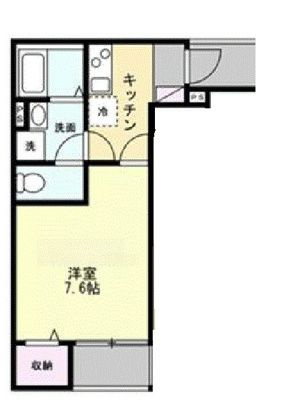 ベイルーム湘南台北の間取り