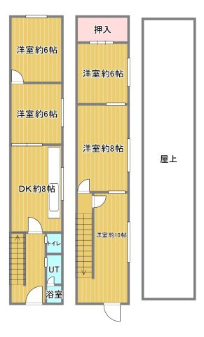 大阪市淀川区新北野３丁目の店舗事務所の間取り