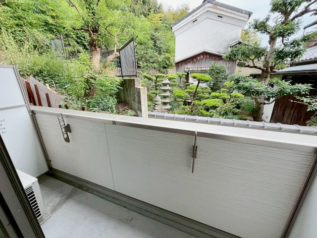 ガゼルノア宝塚清荒神のバルコニー