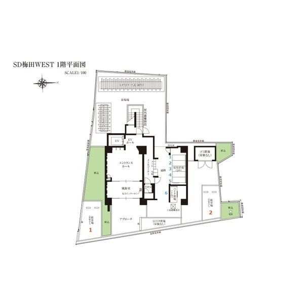 スプランディッド梅田WESTの間取り