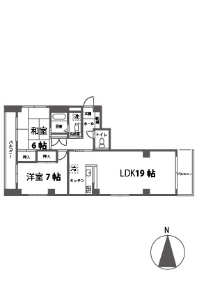 オフビルの間取り