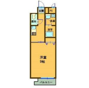 エアラウンズ桑田町の間取り