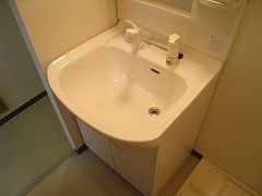 エアラウンズ桑田町の洗面所