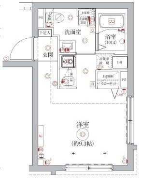 ベルシードステアー東陽町 の間取り|間取りです。