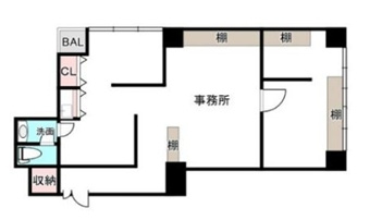 オーセンティック淀屋橋の間取り