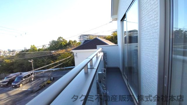 神戸市垂水区南多聞台　新築戸建て　ラスト２区画のバルコニー