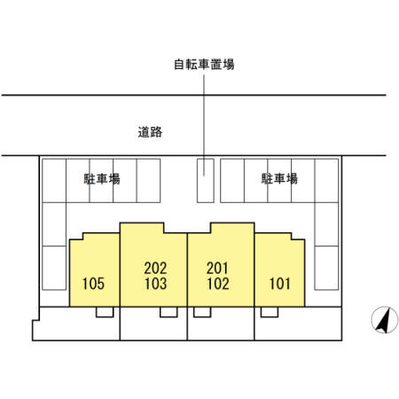 イーグル花田の区画図