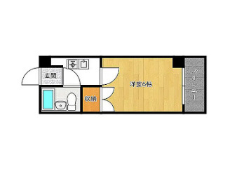 堺市東区白鷺町１丁の一棟マンションの間取り