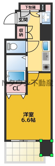 【間取り】 | プレサンス名古屋駅前 | 間取りです