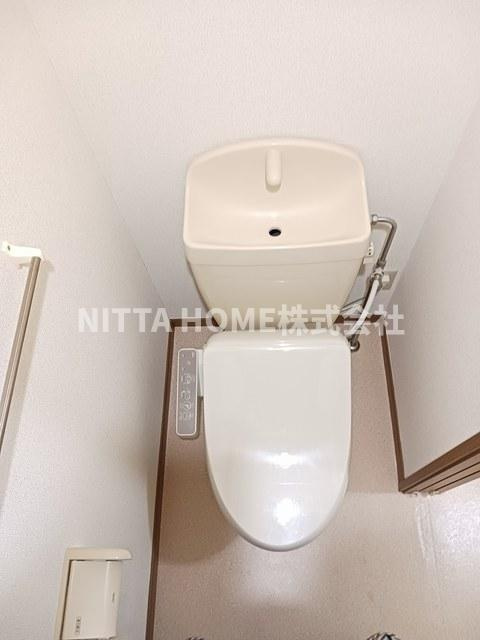 メゾンパルテール2のトイレ|温水洗浄便座のトイレです◇