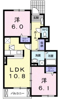 【間取り】 | サンラティエⅤ | 間取りです。