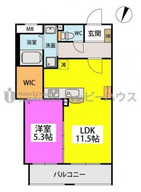 【間取り】 | ボヌールⅡ