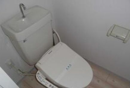 上大崎四丁目戸建のトイレ|落ち着いた色調のトイレです