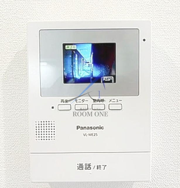 ハイライフ大崎のセキュリティ|モニター付きインターホンです。