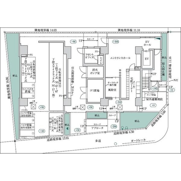 ファーストフィオーレ新町ファジスタの間取り